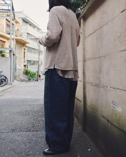 refomed　FRESH MAN DENIM WIDE PANTS "USED"