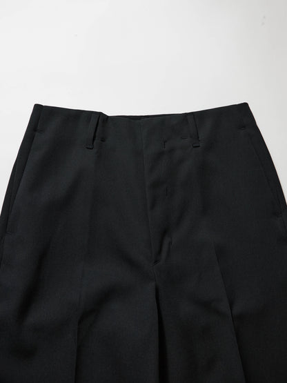 ANTHEM A　WOOL GABARDINE BELTLESS TROUSERS