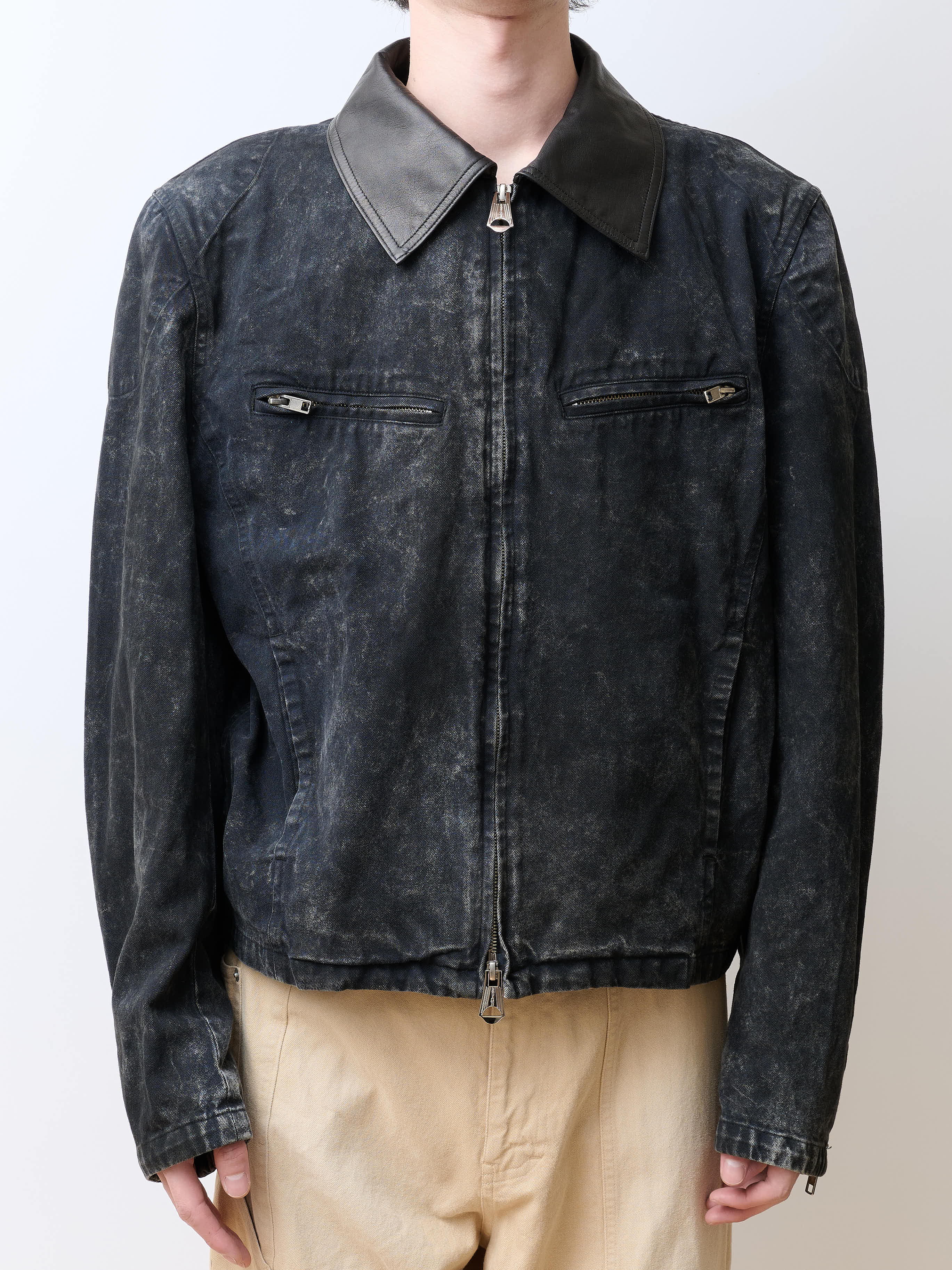 BASICKS Dirty Motorcycle Denim Jacket – KIKUNOBU