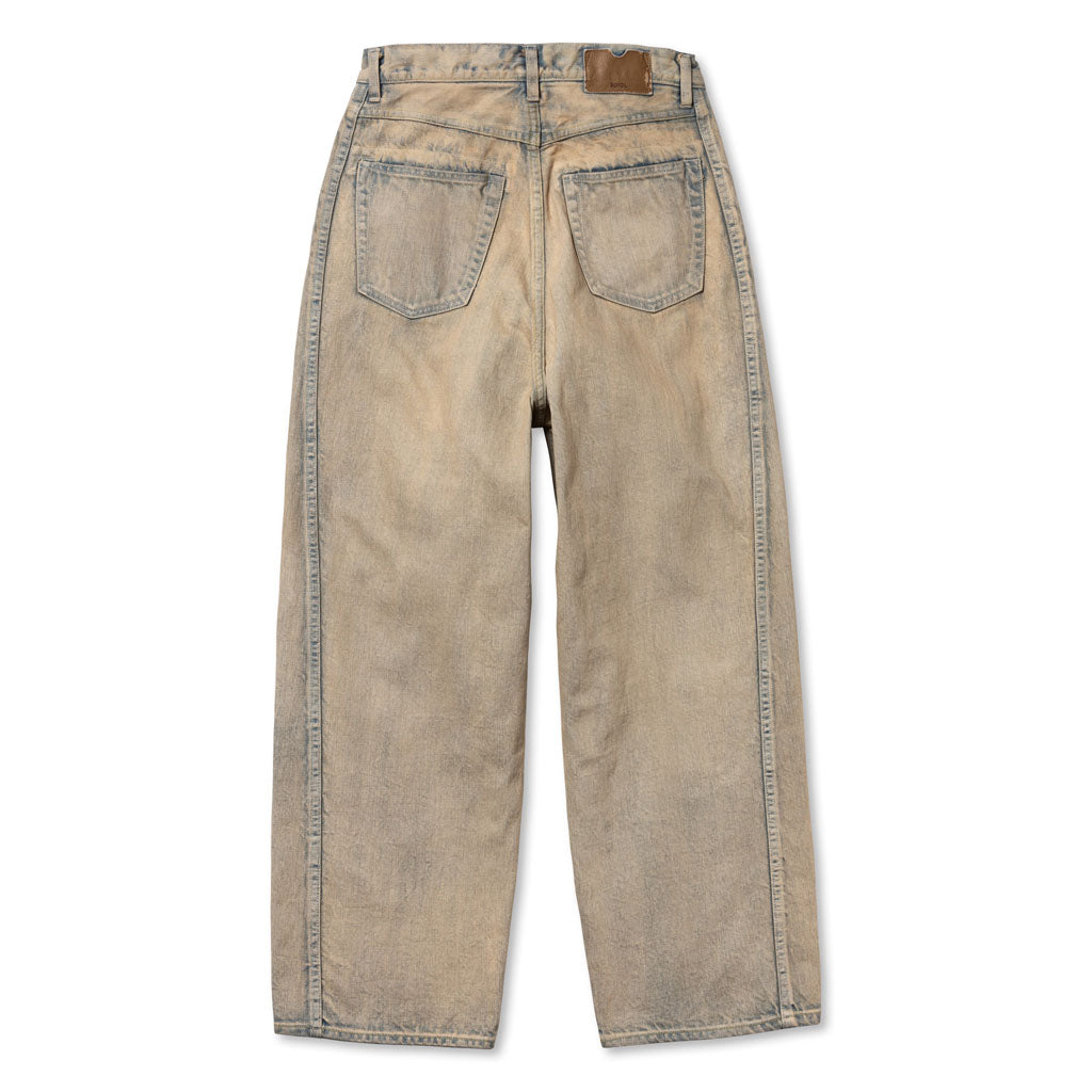 TRIPLE SEAMS 6P DENIM WIDE BLEACH