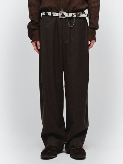 JIEDA　DRAPING TUCK SLACKS