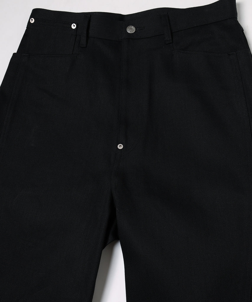 JIEDA　DRAPING DENIM PANTS