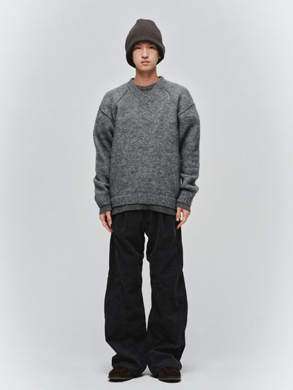JIEDA　ENGINEERED DRAPING FLARE CORDUROY PANTS