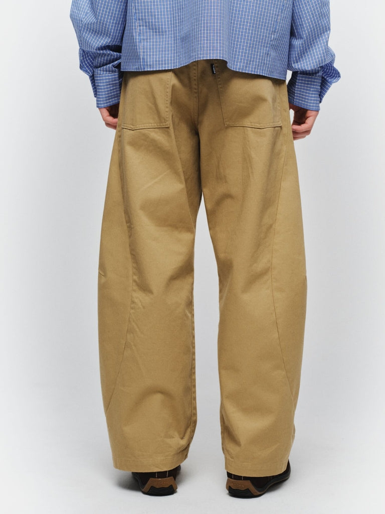 JIEDA　DRAPING CHINO PANTS