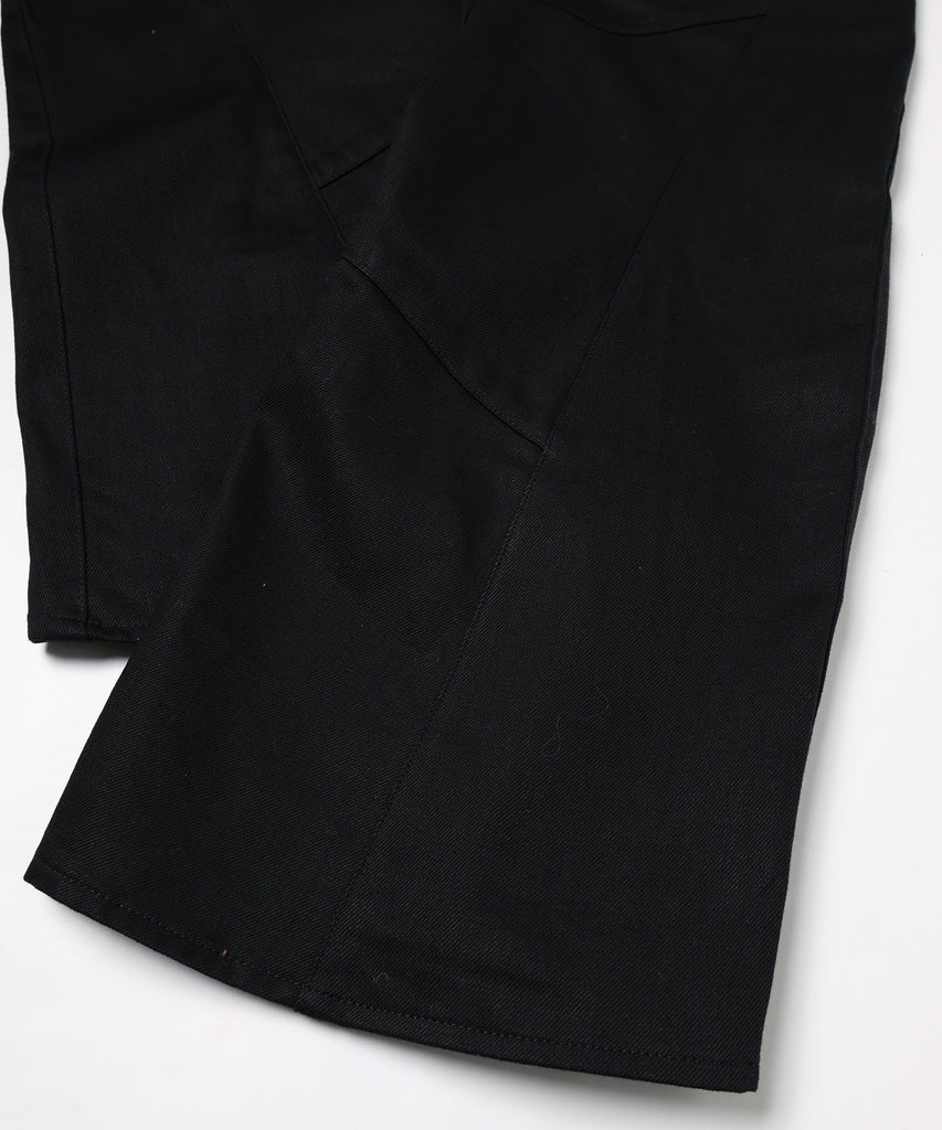 JIEDA　ENGINEERED DRAPING FLARE DENIM PANTS