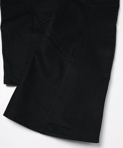 JIEDA　ENGINEERED DRAPING FLARE DENIM PANTS