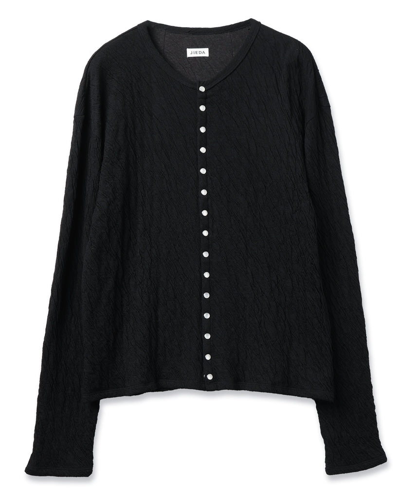JIEDA　GAUZE SNAP CARDIGAN