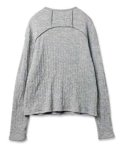 JIEDA　GAUZE SNAP CARDIGAN