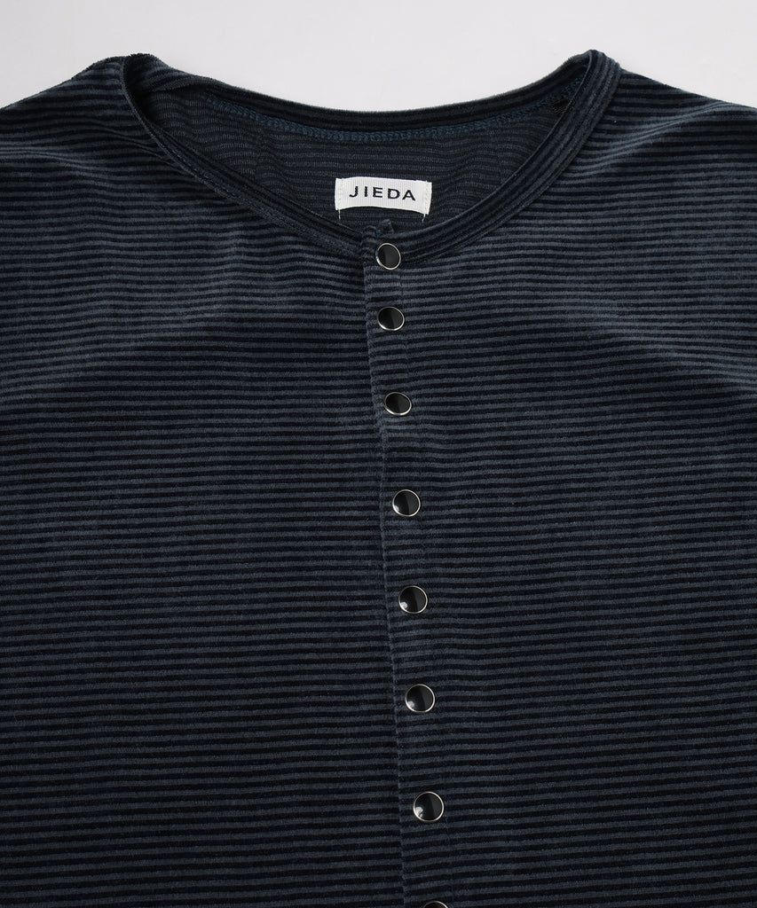 JIEDA　VELOR SNAP CARDIGAN