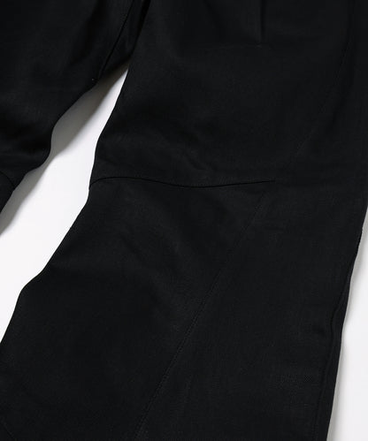 JIEDA　ENGINEERED DRAPING FLARE DENIM PANTS