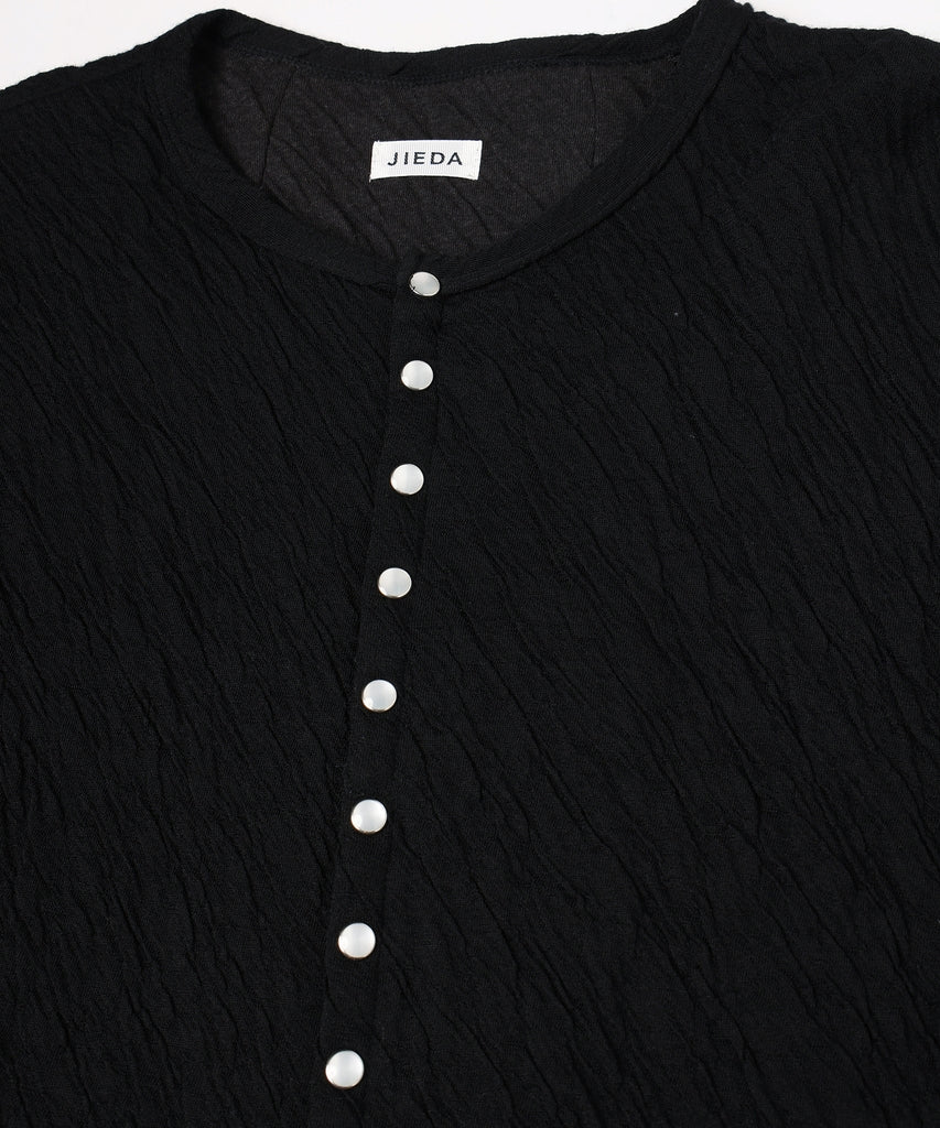 JIEDA　GAUZE SNAP CARDIGAN