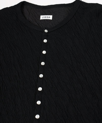 JIEDA　GAUZE SNAP CARDIGAN