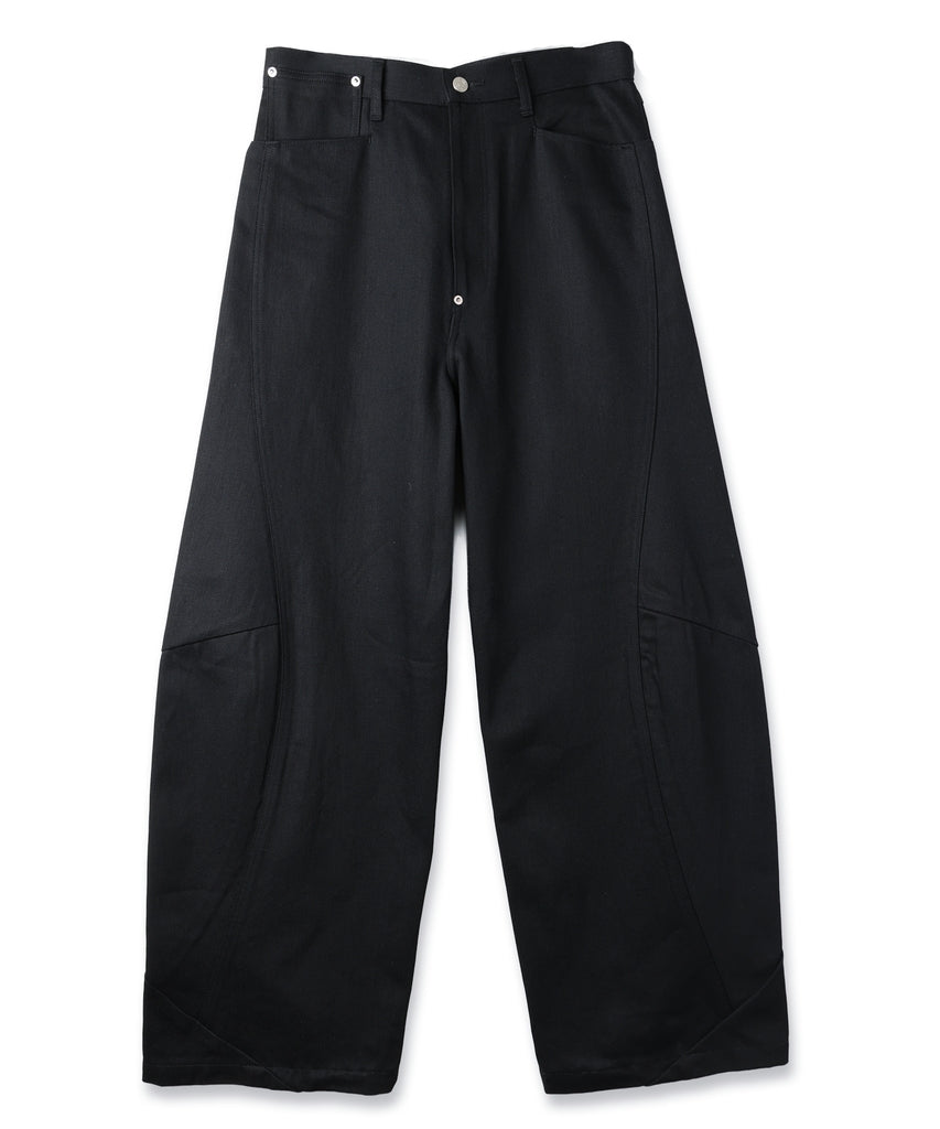 JIEDA　DRAPING DENIM PANTS