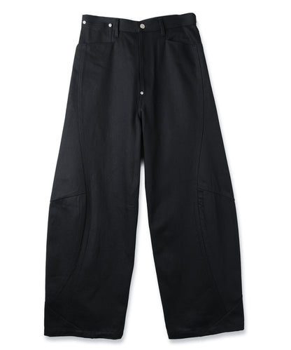 JIEDA　DRAPING DENIM PANTS