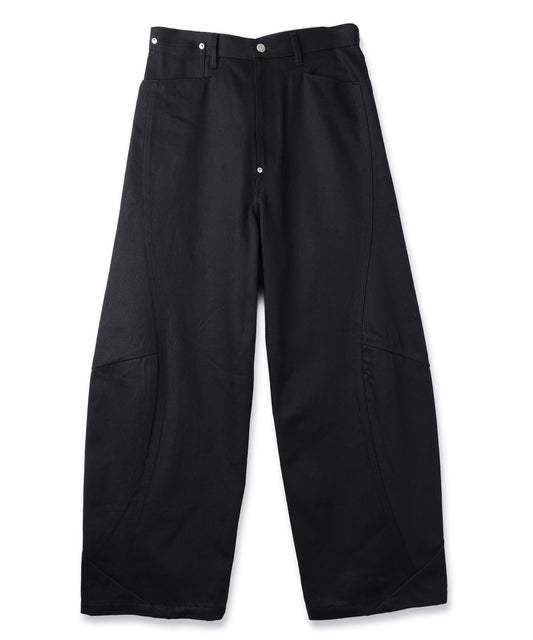 JIEDA　DRAPING DENIM PANTS