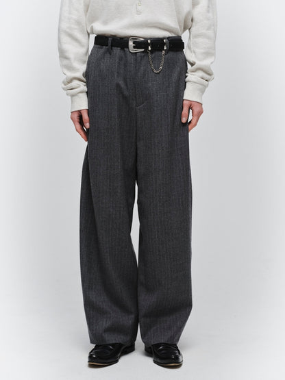 JIEDA　DRAPING TUCK SLACKS