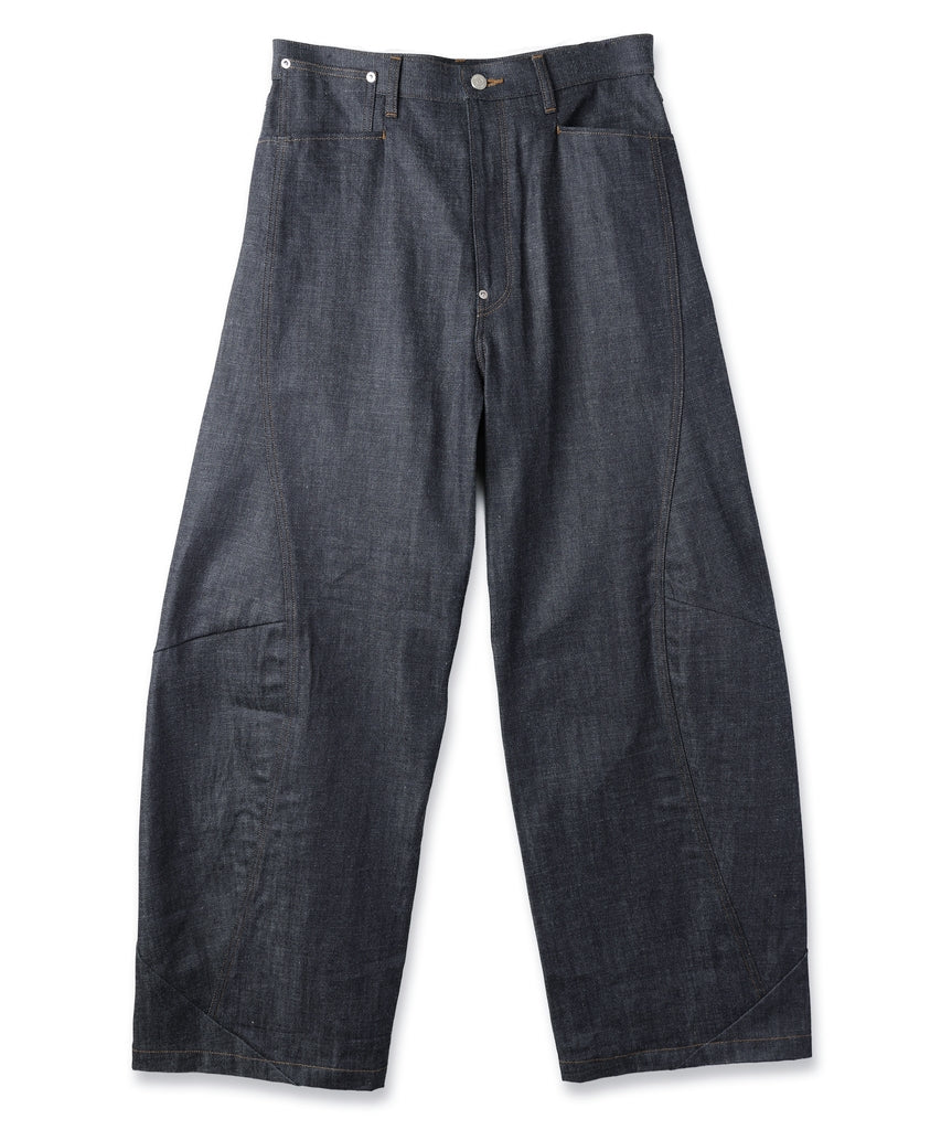 JIEDA　DRAPING DENIM PANTS