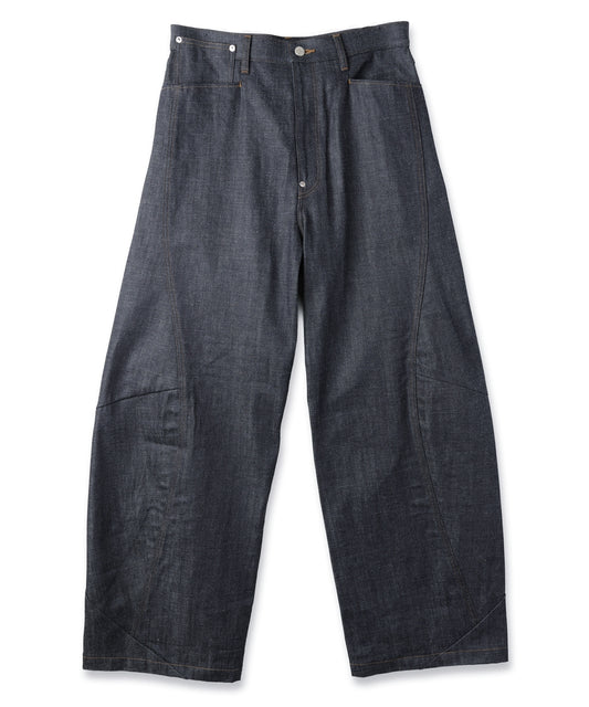 JIEDA　DRAPING DENIM PANTS