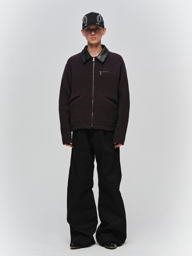 JIEDA　ENGINEERED DRAPING FLARE DENIM PANTS