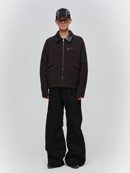 JIEDA　ENGINEERED DRAPING FLARE DENIM PANTS