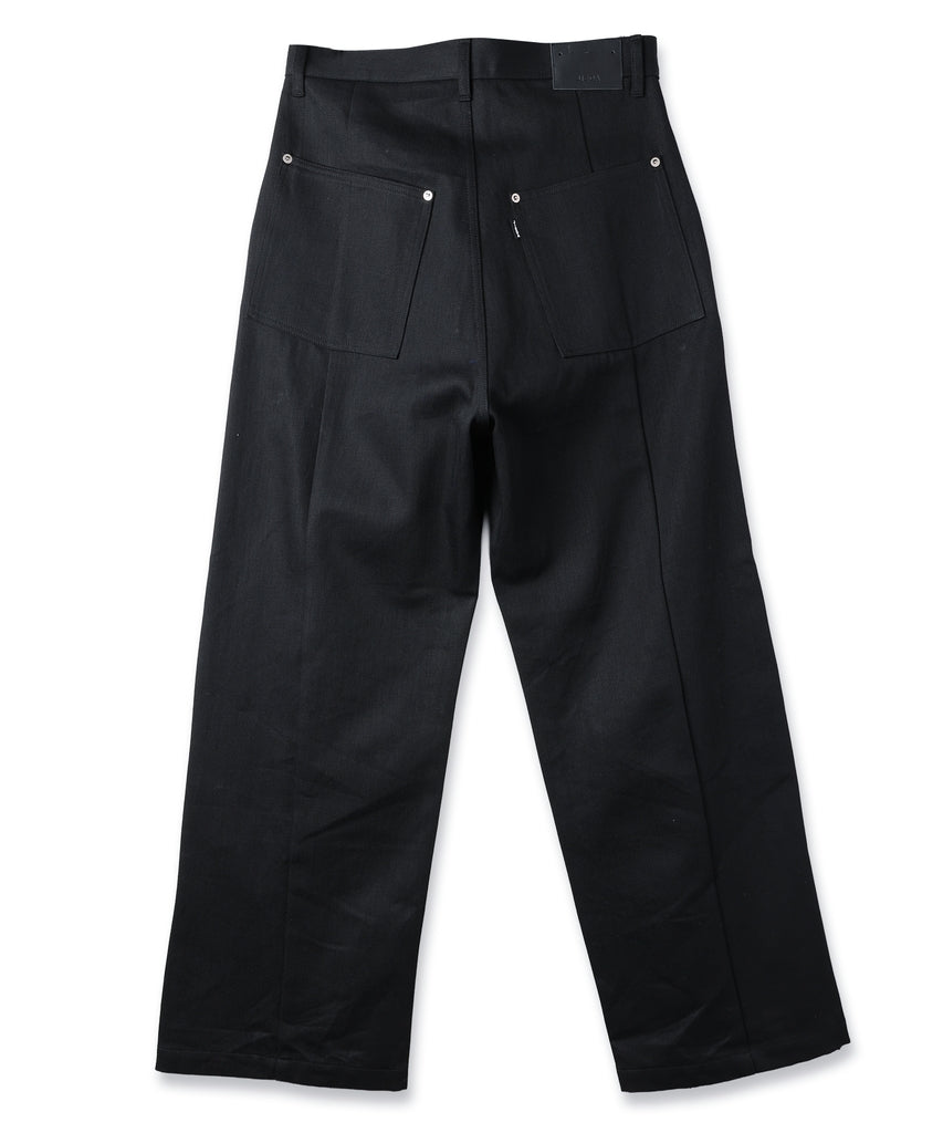 JIEDA　CUT OFF DOUBLE KNEE DENIM PANTS