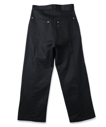 JIEDA　CUT OFF DOUBLE KNEE DENIM PANTS
