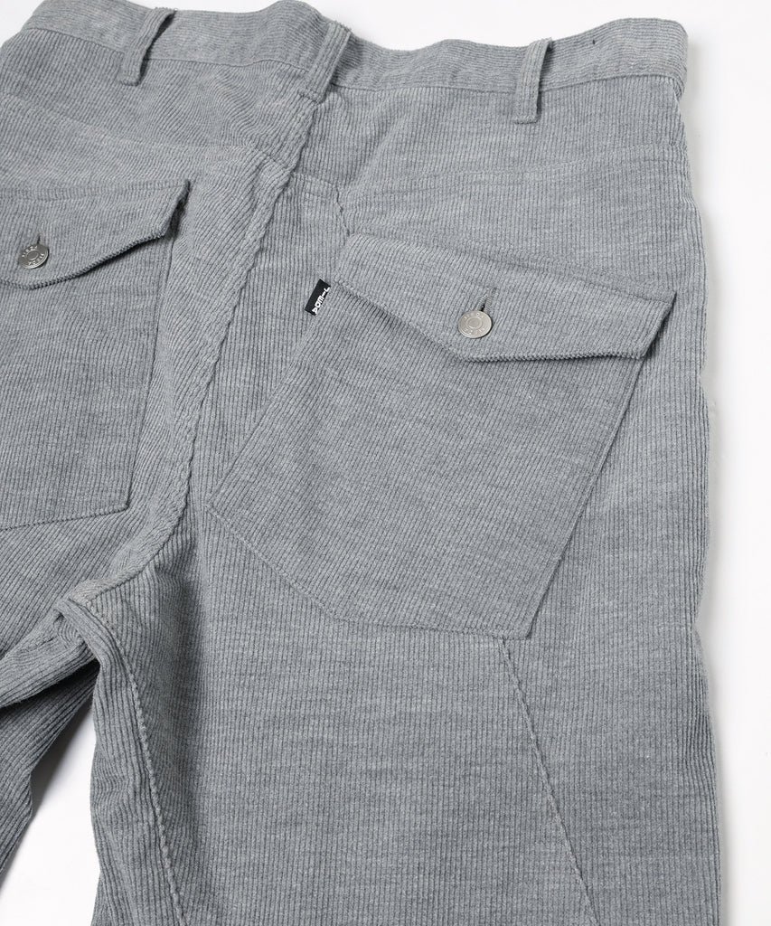 JIEDA　ENGINEERED DRAPING FLARE CORDUROY PANTS