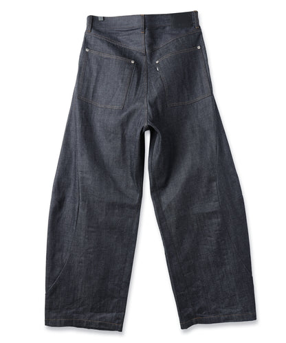 JIEDA　DRAPING DENIM PANTS
