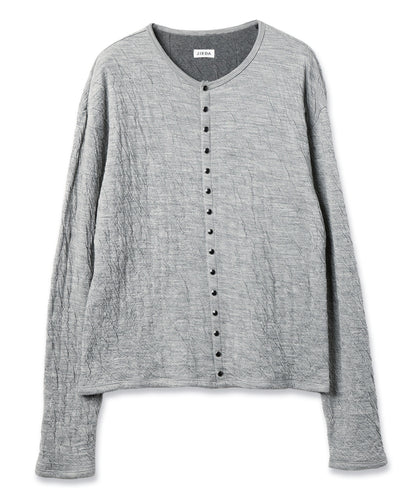 JIEDA　GAUZE SNAP CARDIGAN