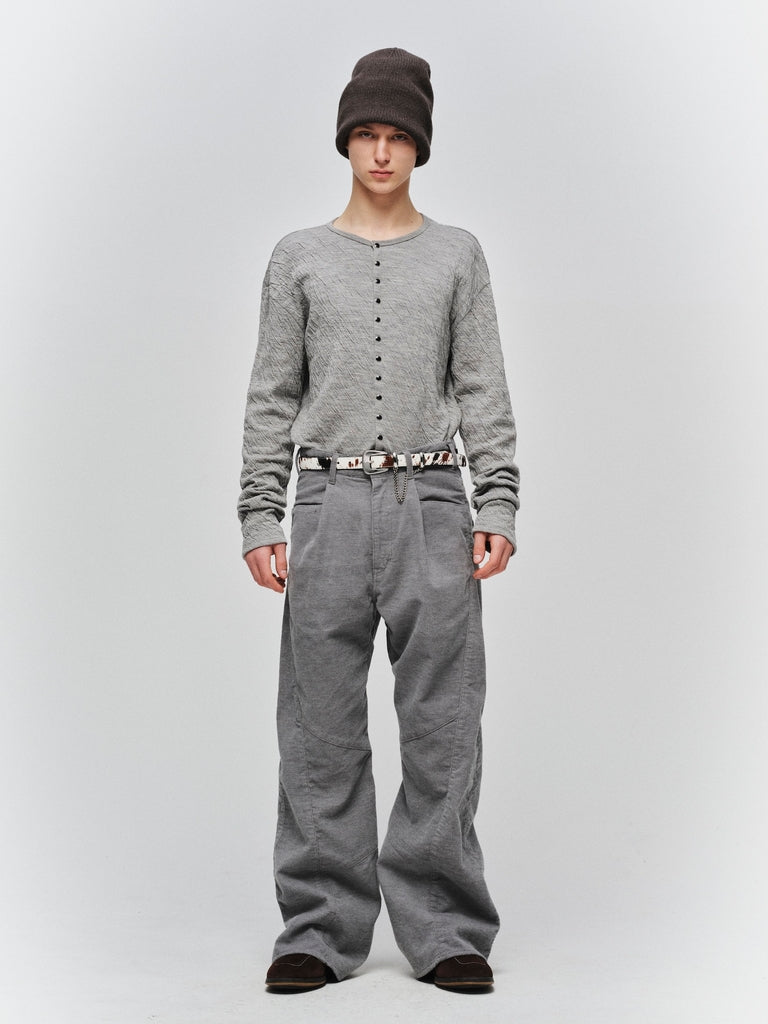 JIEDA　GAUZE SNAP CARDIGAN