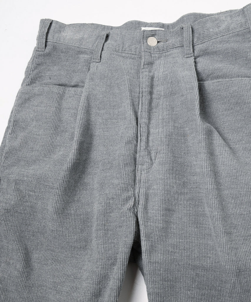 JIEDA　ENGINEERED DRAPING FLARE CORDUROY PANTS