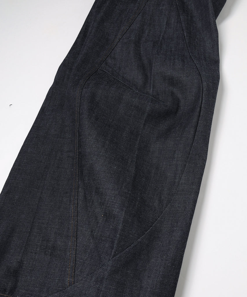 JIEDA　DRAPING DENIM PANTS