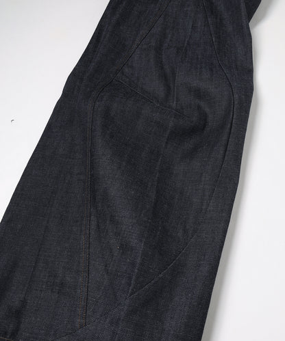 JIEDA　DRAPING DENIM PANTS