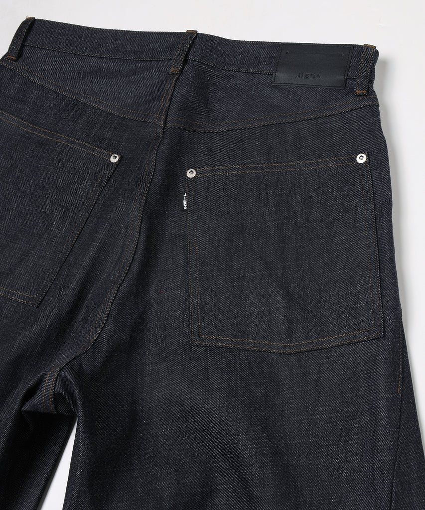 JIEDA　DRAPING DENIM PANTS