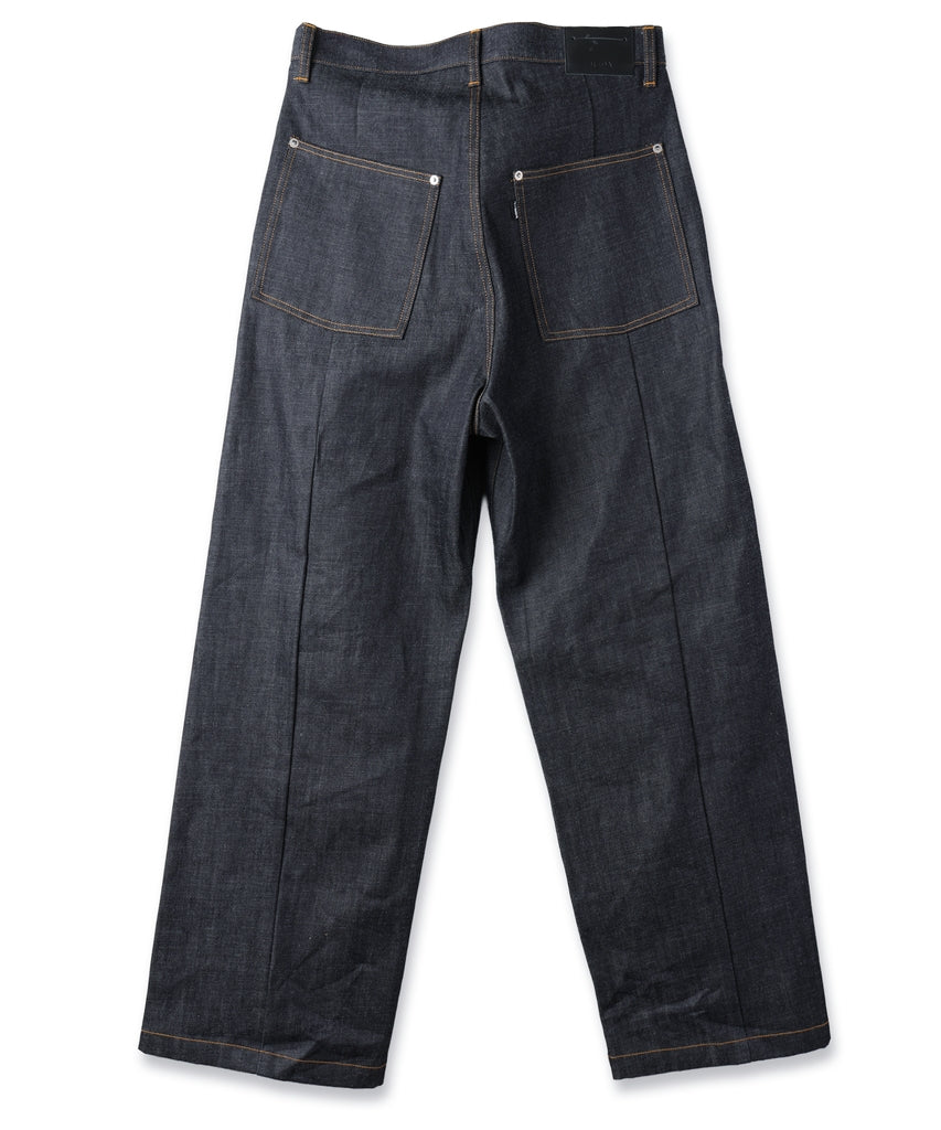 JIEDA　CUT OFF DOUBLE KNEE DENIM PANTS