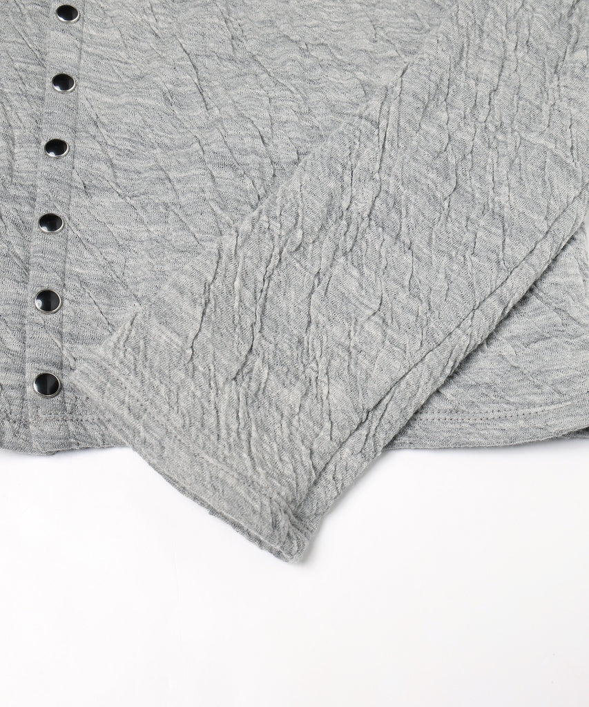 JIEDA　GAUZE SNAP CARDIGAN