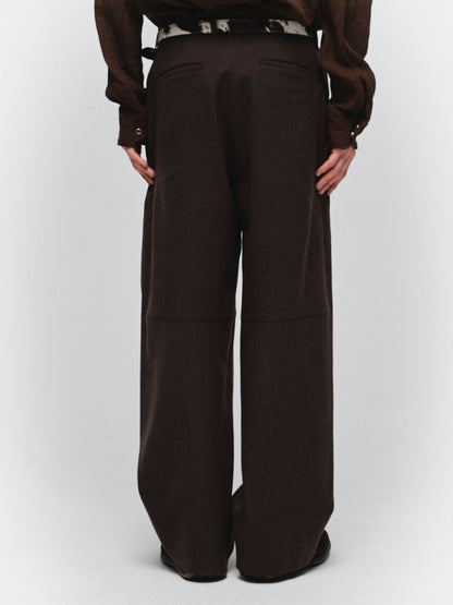 JIEDA　DRAPING TUCK SLACKS