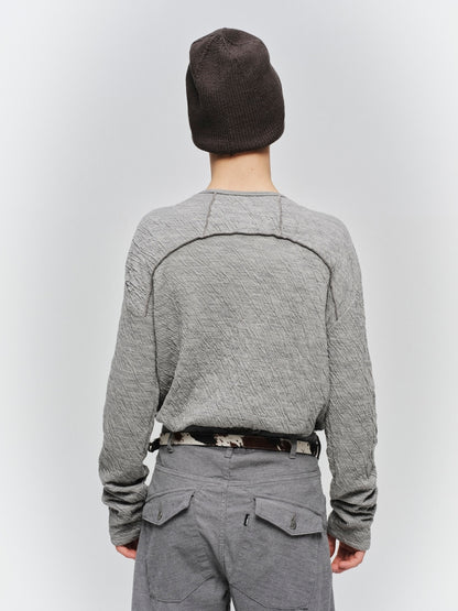 JIEDA　GAUZE SNAP CARDIGAN