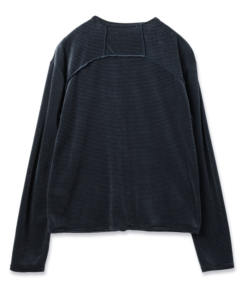 JIEDA　VELOR SNAP CARDIGAN