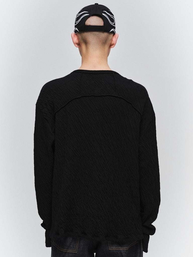 JIEDA　GAUZE SNAP CARDIGAN