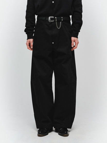 JIEDA　DRAPING CHINO PANTS
