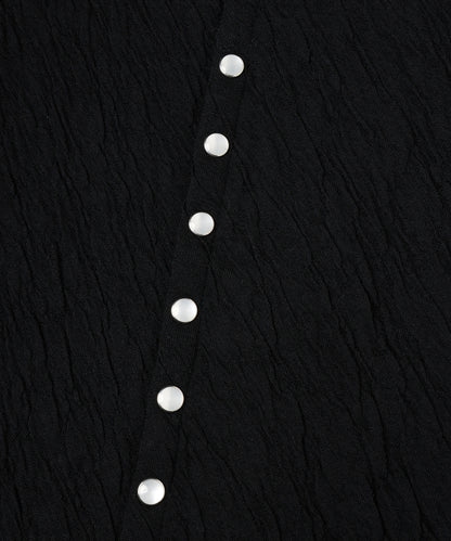 JIEDA　GAUZE SNAP CARDIGAN