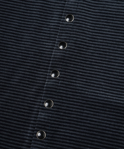JIEDA　VELOR SNAP CARDIGAN