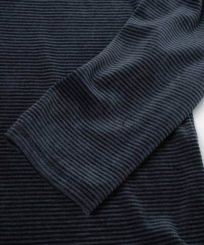 JIEDA　VELOR SNAP CARDIGAN