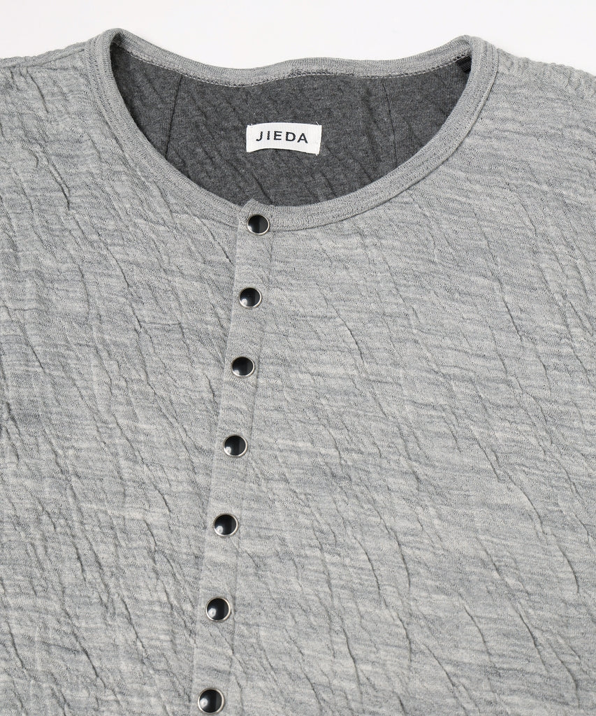 JIEDA　GAUZE SNAP CARDIGAN