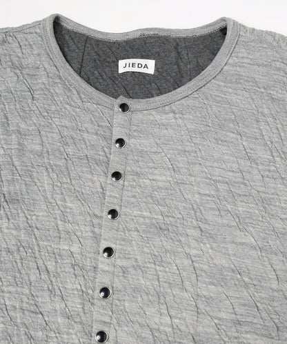 JIEDA　GAUZE SNAP CARDIGAN