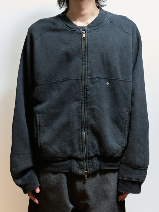ANCELLM　FLEECE-LINED SWEAT VERSITY SHIRT