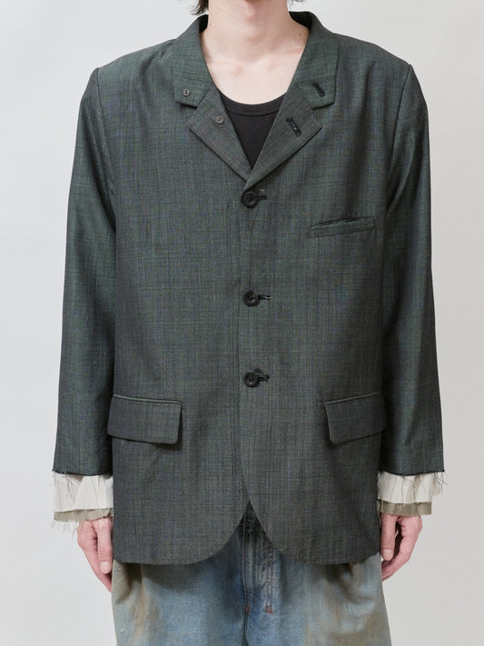 ANCELLM　LAYERED TAILORED JACKET