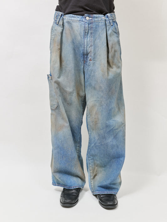 ANCELLM　DENIM PAINTER PANTS