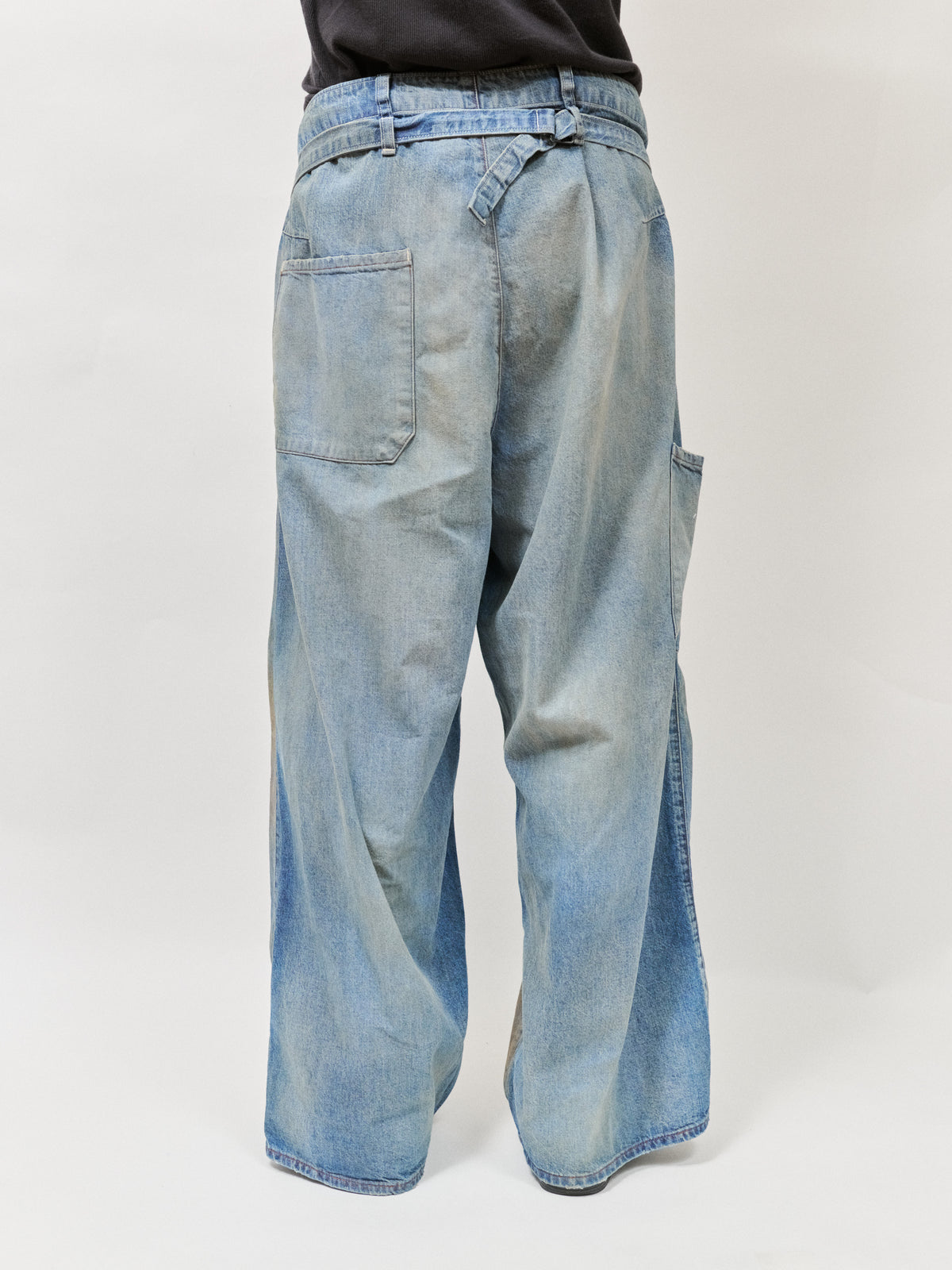 ANCELLM　DENIM PAINTER PANTS